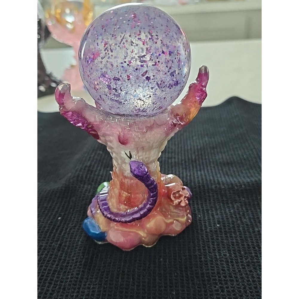 Handmade Resin Dragon Claw Tea Lite Or Crystal Ball Holder ‎ Decoration Gift 689